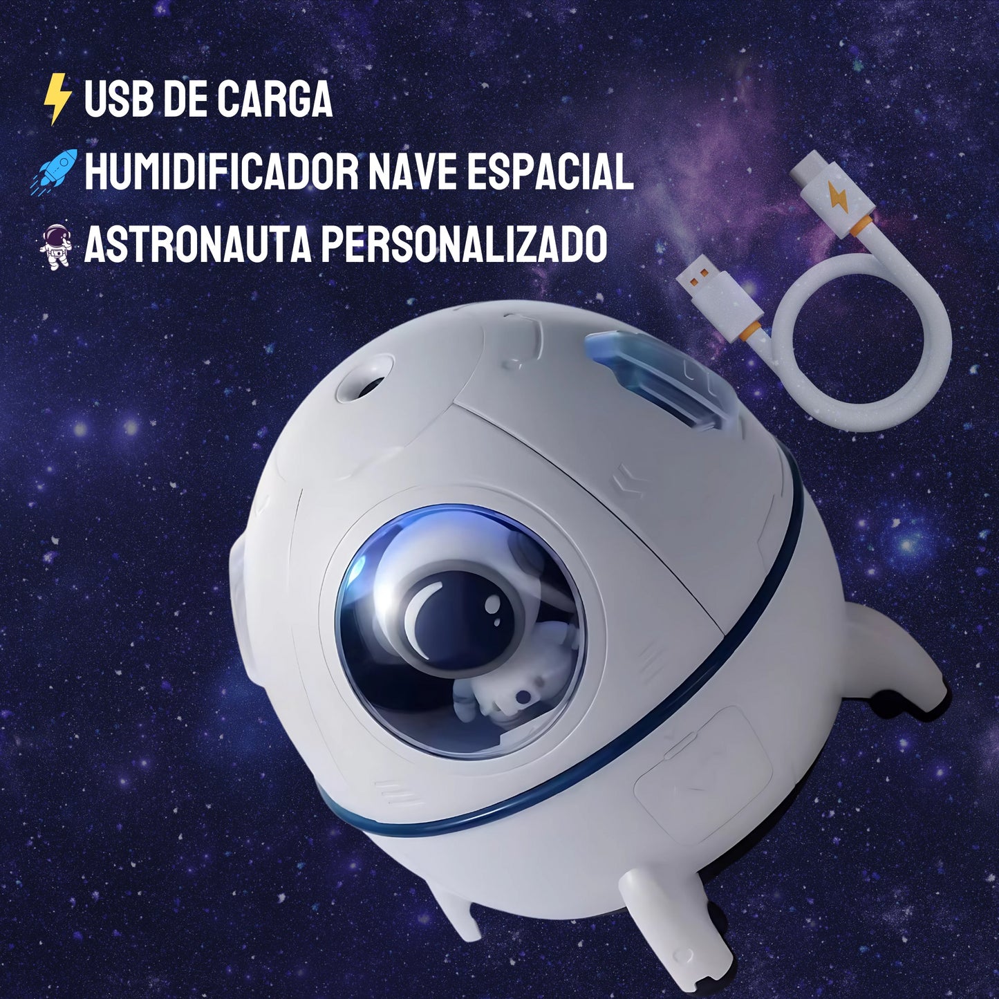 MoonDust 🚀🧑‍🚀 | Nave espacial humidificadora