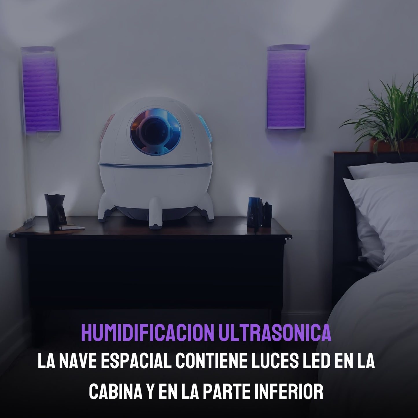 MoonDust 🚀🧑‍🚀 | Nave espacial humidificadora